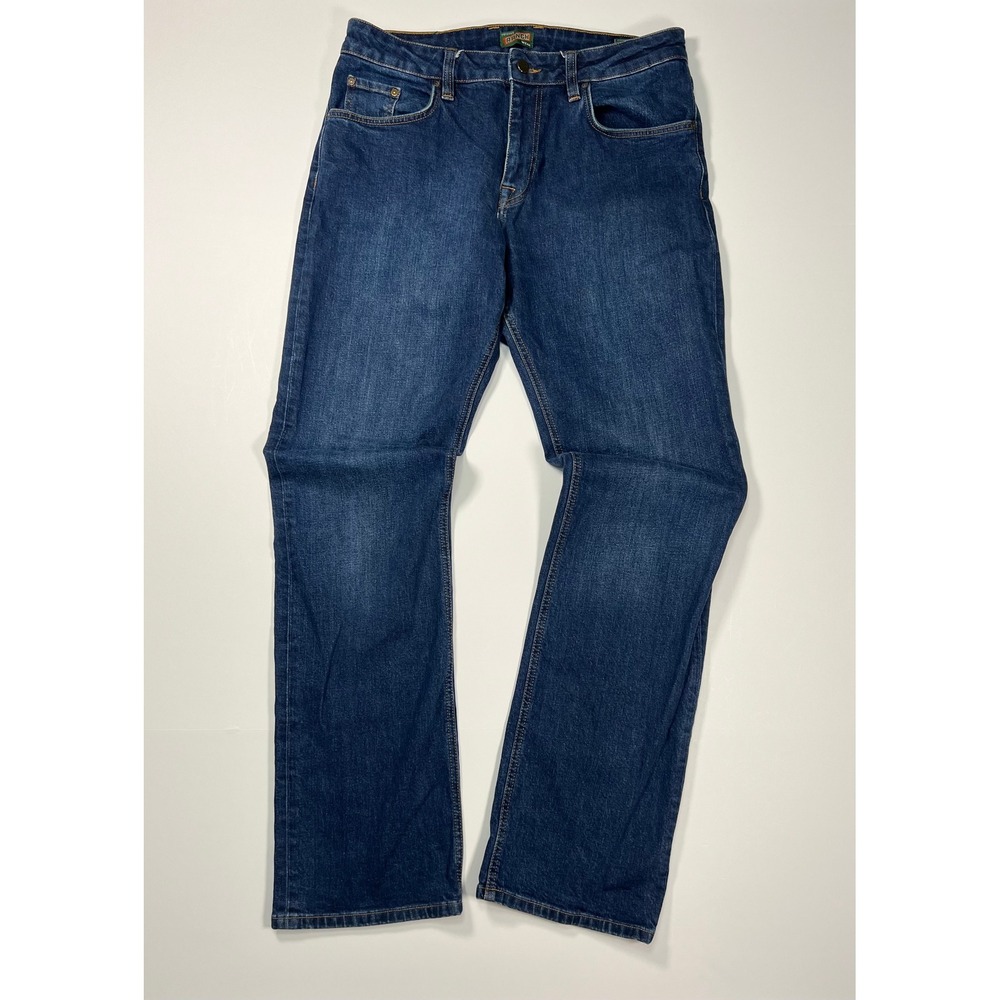 Tecovas Ranchwear Straight Leg Jeans Mens 34x32 Dark Blue Premium Denim